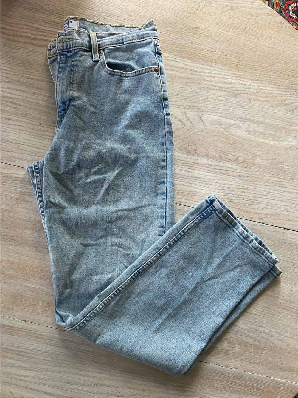 Denizen from Levi's Faded Blue Straight Jeans